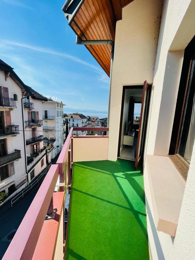 F2 Pres Debarcadere, En Centre Ville, Des Thermes Evian Les Bains 2 Etoiles מראה חיצוני תמונה